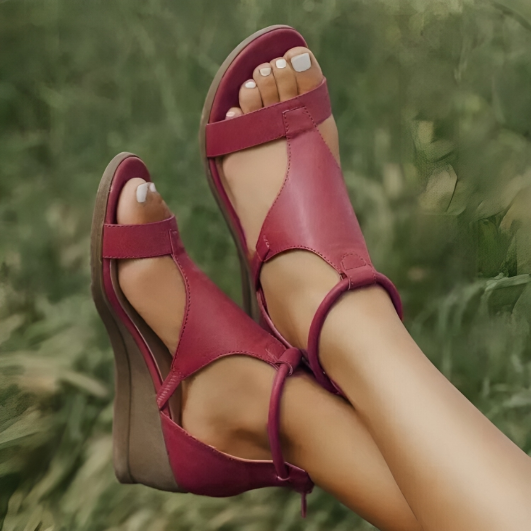 Femke Elegante Sandalen met Sleehak