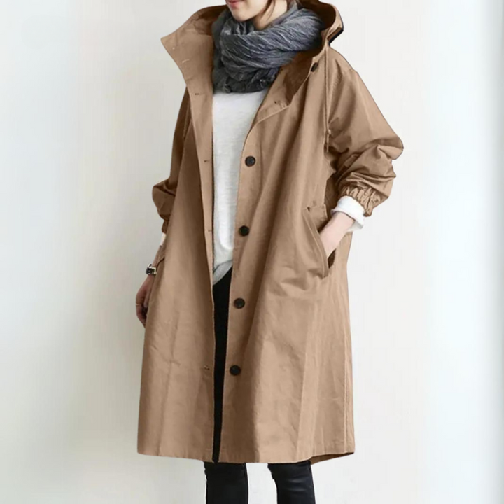 Jade Stijlvolle Windbreaker Trench Coat