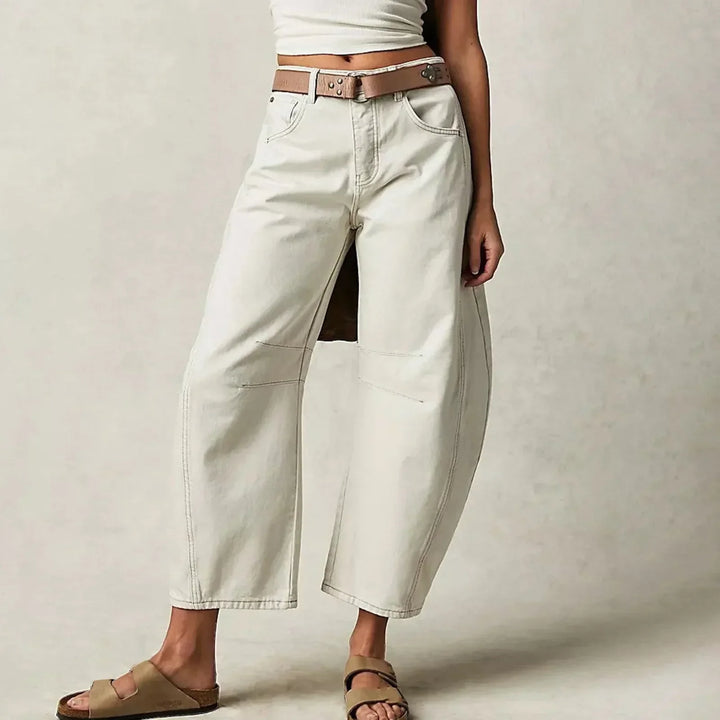 Yara Wide-Leg Ankle Jeans