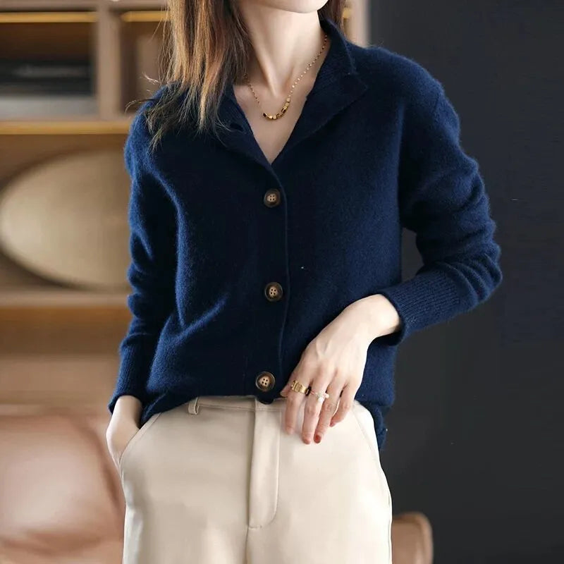 Hanna Elegante Gebreide Cardigan