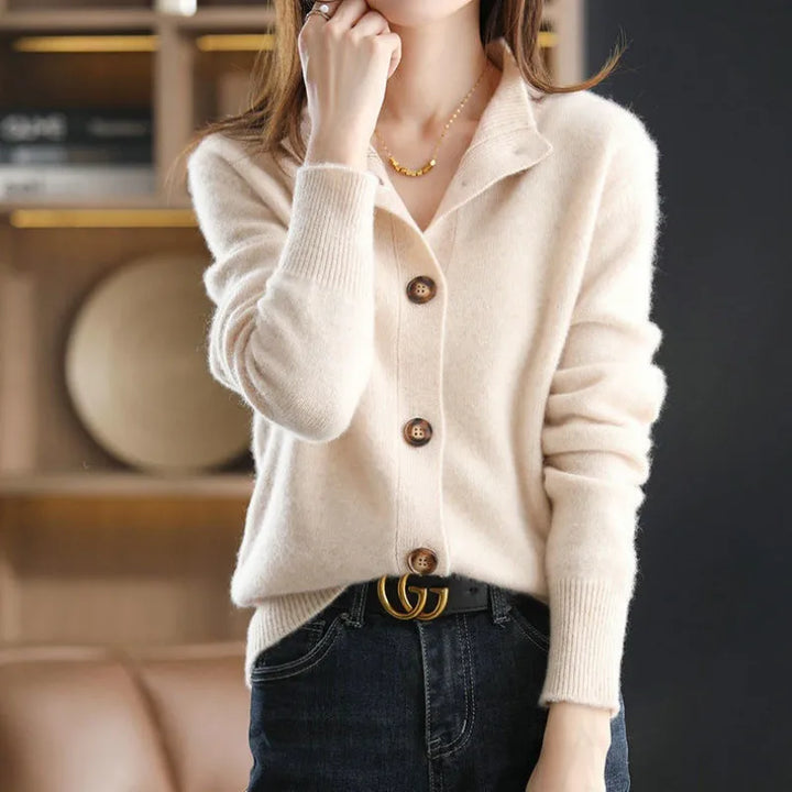 Hanna Elegante Gebreide Cardigan